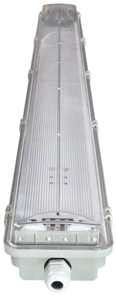 ECOLIGHT Svietidlo + 2x LED trubica mini plate - T8 - 120cm - 230V - IP65 - teplá biela