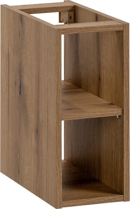 Závesná skrinka pod umývadlo Iconic s doskou 140 cm kašmír/dub Coast Evoke