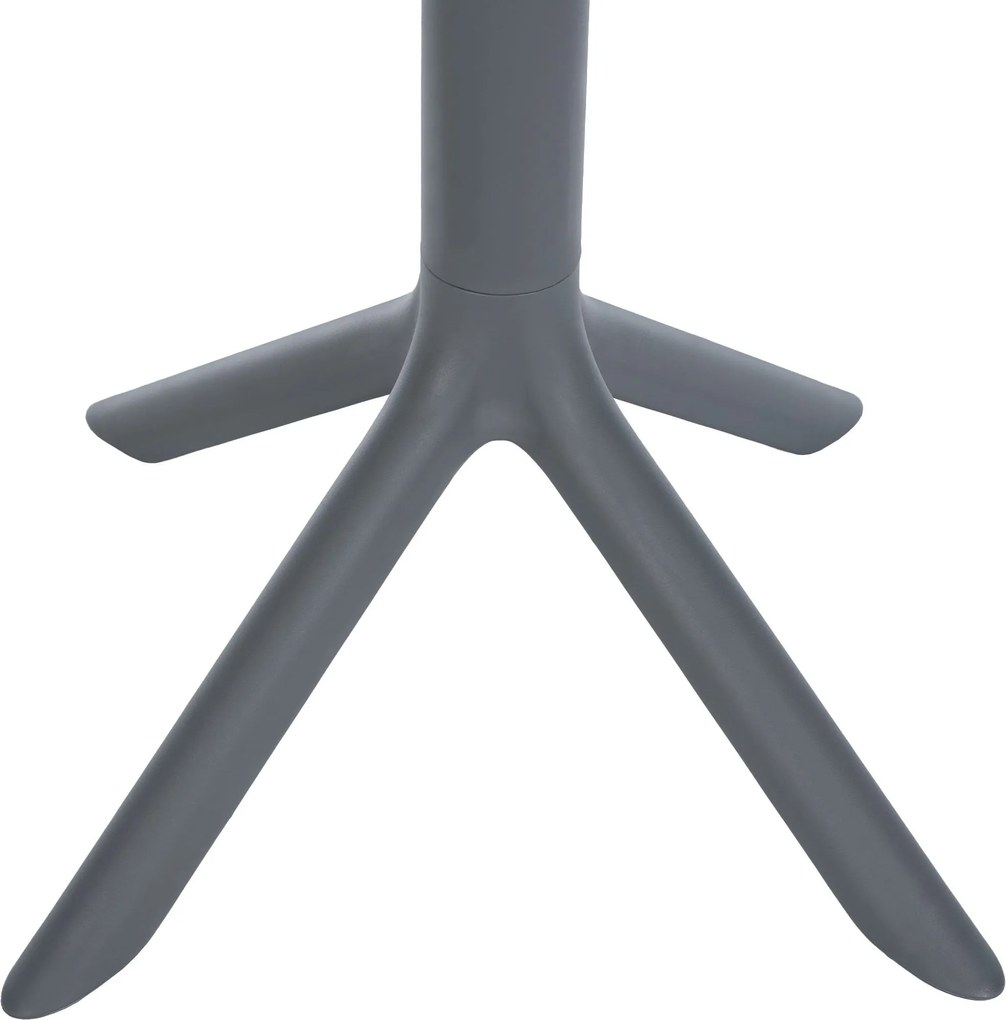 Okrúhly stôl Lacota 60 cm - antracitová