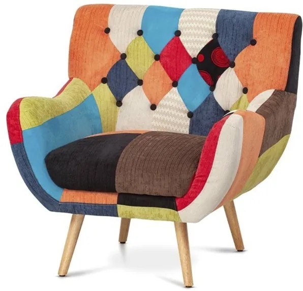 Sconto Kreslo NATALIA patchwork