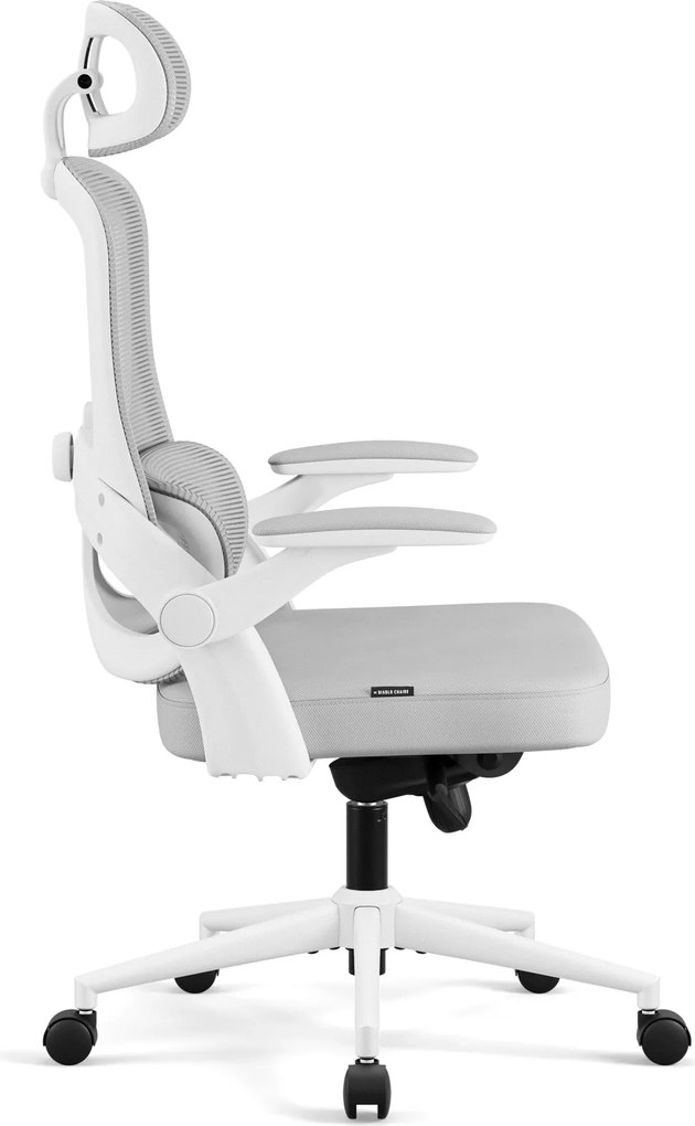 Ergonomická kancelárska stolička Normal Size, svetlosivá: Diablo V-Light