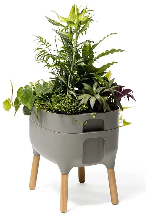 Plastová samozavlažovacia pestovateľská nádoba Urbalive – Plastia