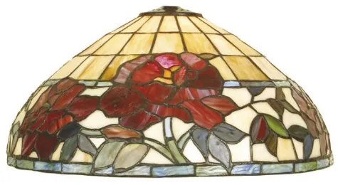 Vitráž tienidlo na lampu z kolekcie ROSE Ø36