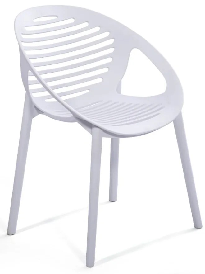 Biela záhradná stolička Bonami Essentials Joanna