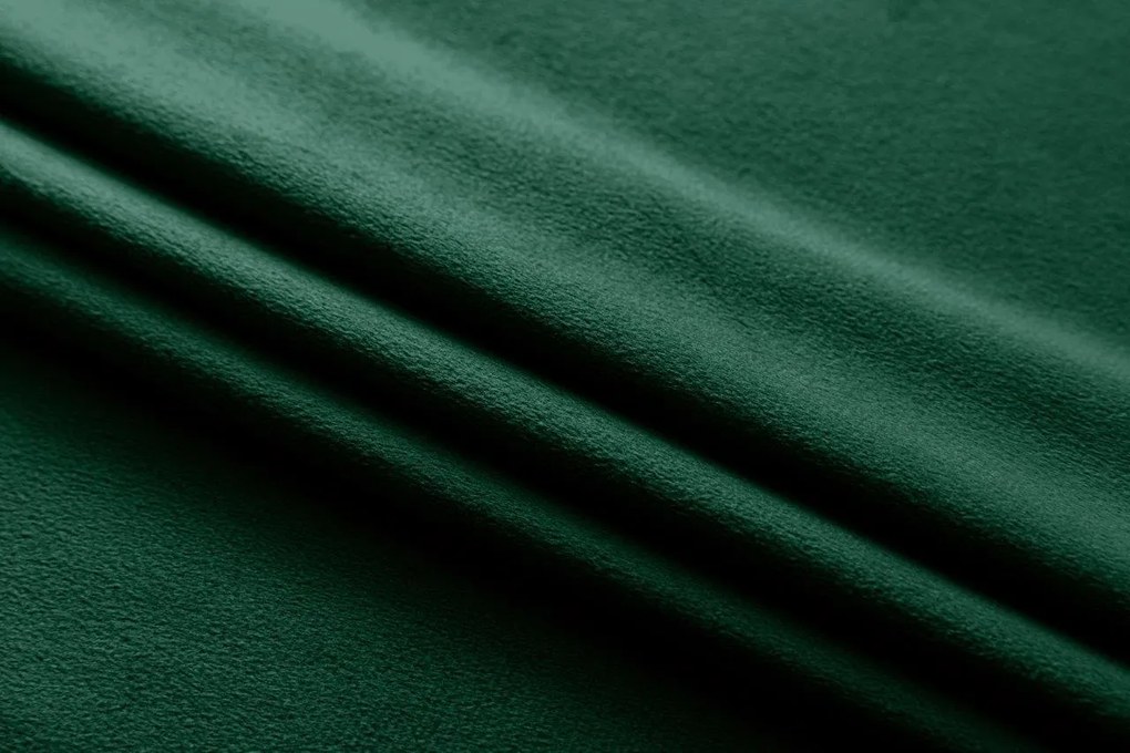 Tmavo zelený zatemňovací záves VELVET 140x270 cm Zavesenie: Riasiaca páska