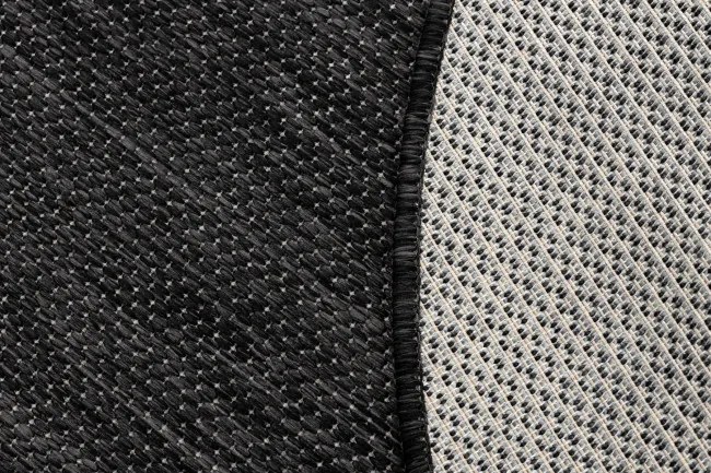 Koberec SIZAL SION A5165A čierny kruh