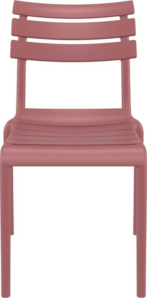 HELEN záhradná stolička bez podrúčok marsala