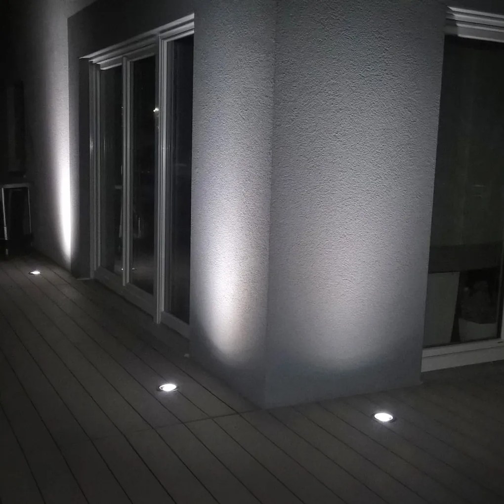 Sada 5 vonkajších bodových svetiel z nerezovej ocele IP65 - Delux