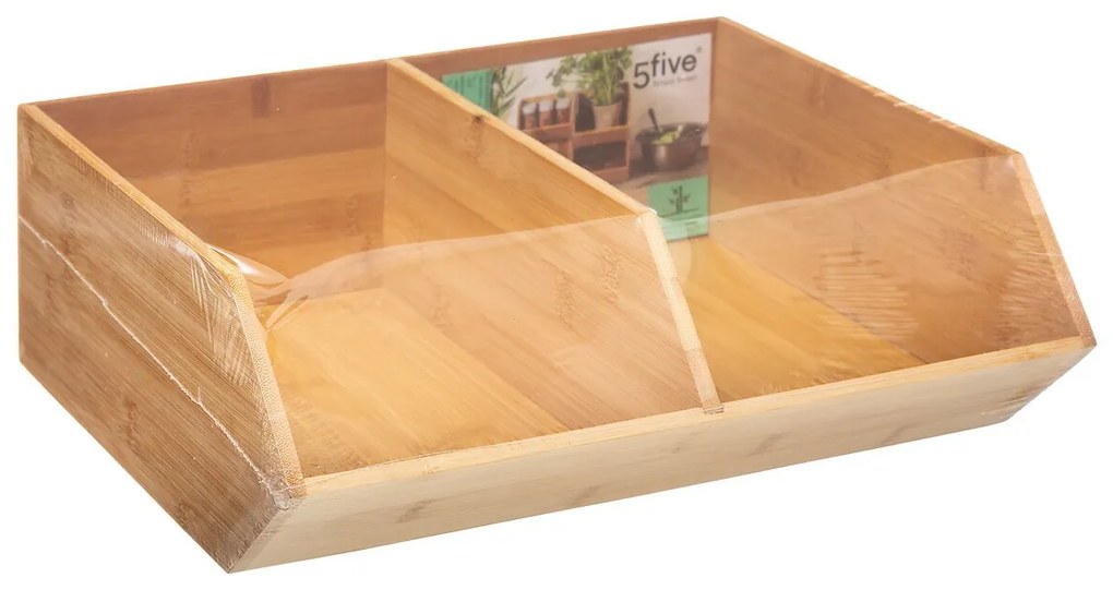 Drevený kuchynský organizér Bam Duo, 35x30,5x12,5 cm