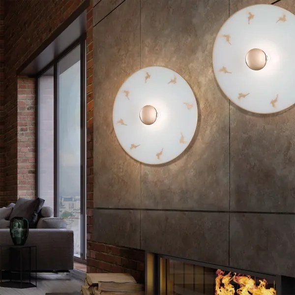 Kolarz A1353.61.XL.3.Au.100-Nástenné svietidlo NONNA 1xE27/100W/230V jelene 24K