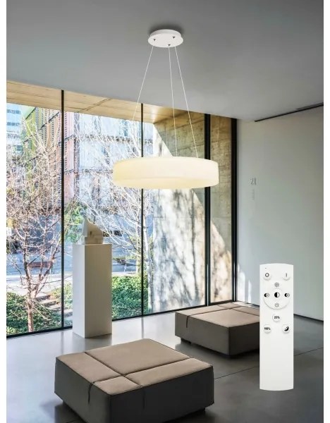 Top Light - LED stmievateľný závesný luster HALO LED/40W/230V 3000-6500K, priemer 44 cm + diaľkové ovládanie