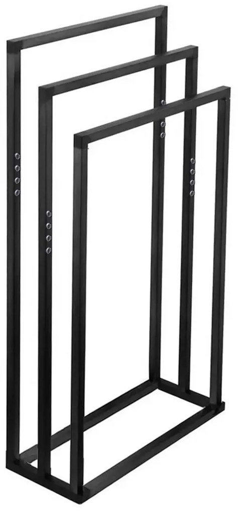 Vešiak na uteráky STOIC čierny