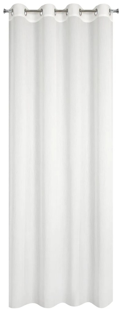 EUROFIRANY ZÁCLONA NA KRÚŽKOCH MELINDA 135X250 CM BIELA