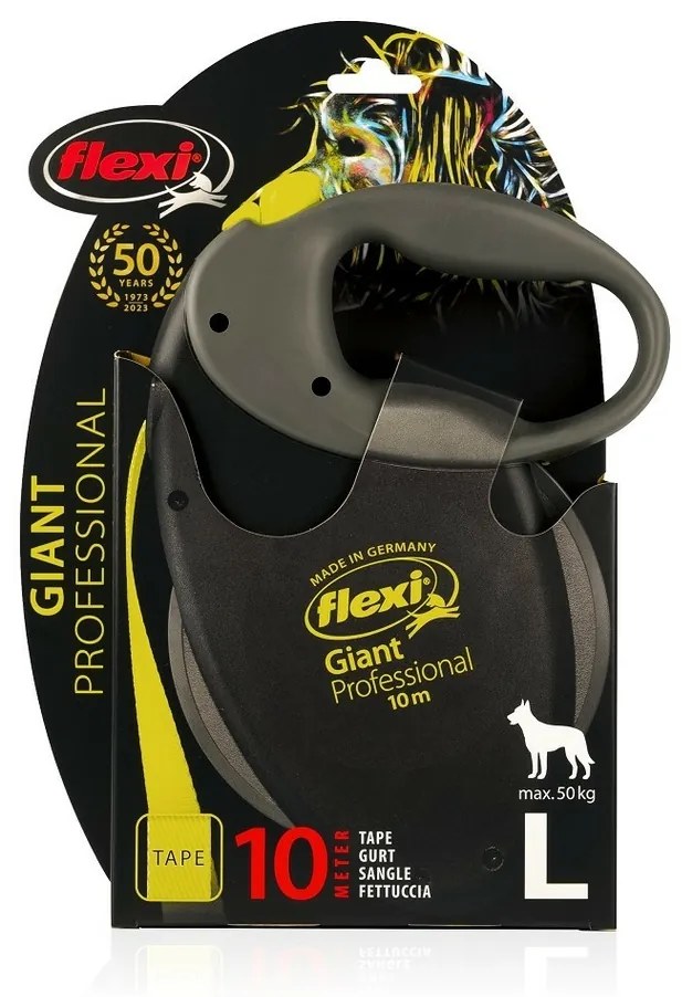 Flexi Samonavíjacie vodítko Giant Professional 10 m, 50 kg