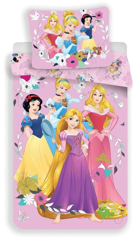 Jerry Fabrics Obliečky Princezné - Princezné | 140 x 200 cm / 70 x 90 cm