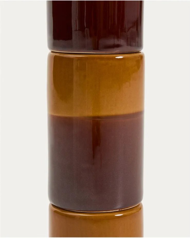 Stolová lampa s textilným tienidlom (výška 61,5 cm) Mavran – Kave Home