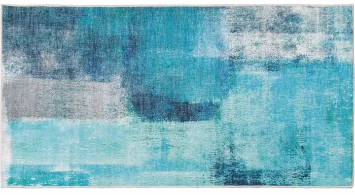 Koberec Esmarina Typ 2 80x150 cm - modrá / sivá