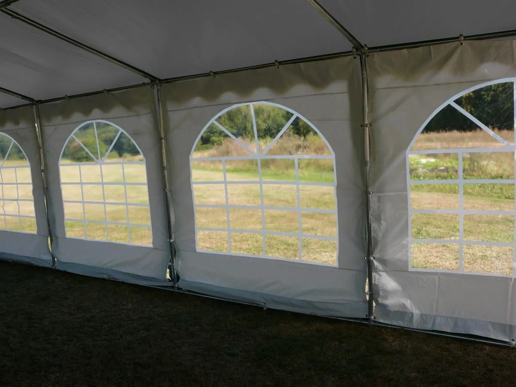 Hawaj Párty stan Ohňovzdorný Premium 6 x 12 m biela