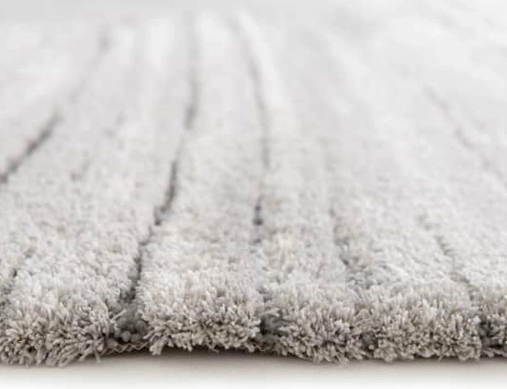 DY Sivý koberec s geometrickým vzorom Serenity 01 Rozmer: 200x290 cm