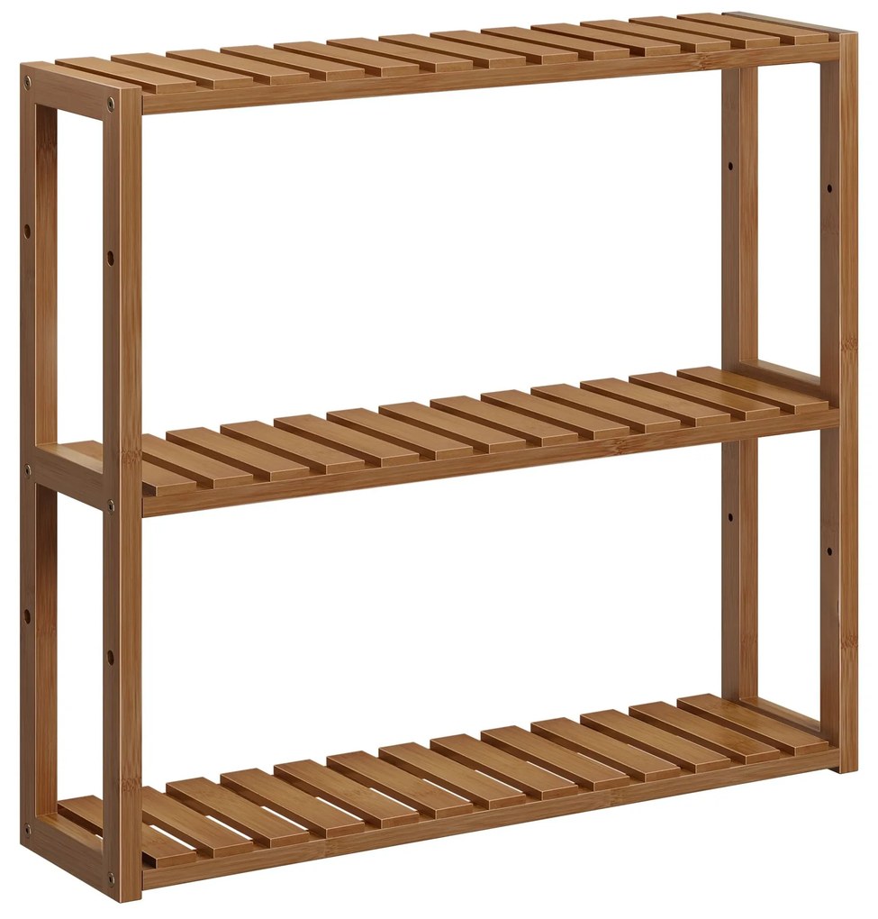 Polička do kúpeľne Derek, bambus