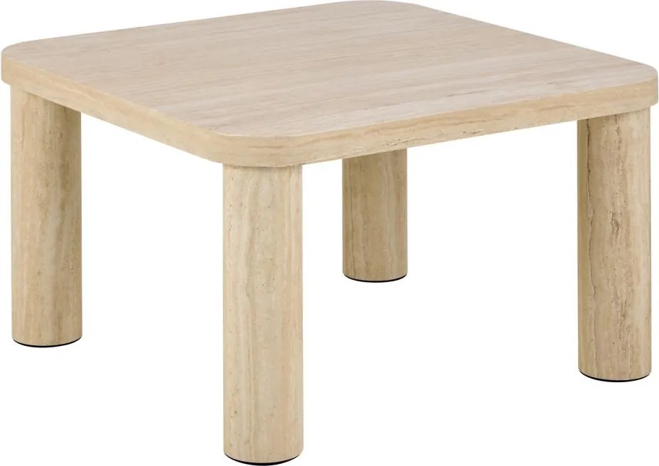 Konferenčný stolík Solano 60 cm béžový travertín