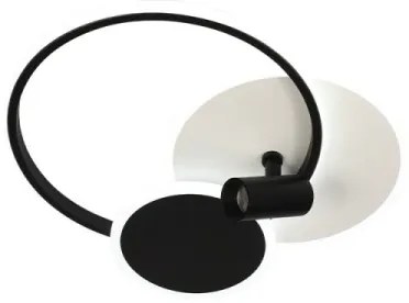 LED Stmievateľné svietidlo LED/65W/230V 3000-6500K biela/čierna + diaľkové ovládanie