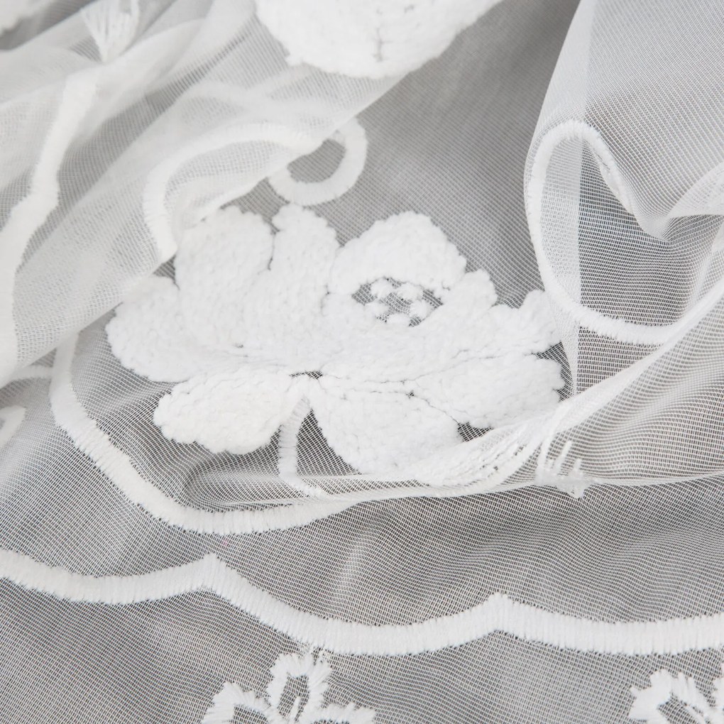 ZÁCLONA NA KRÚŽKOCH LETI 350X160 CM KVETY