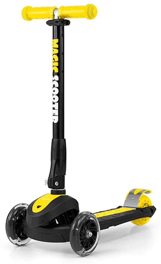 Detská kolobežka Milly Mally Magic Scooter yellow