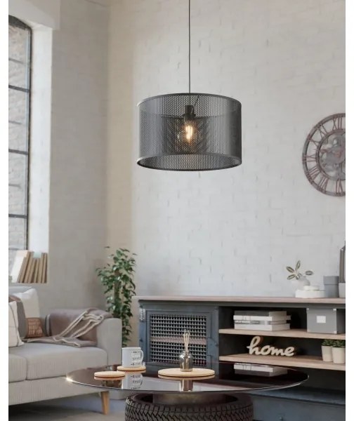 Eglo 43795 - Luster na lanku MANBY 1xE27/40W/230V