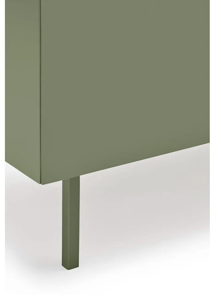 Zelená komoda Teulat Arista, šírka 110 cm