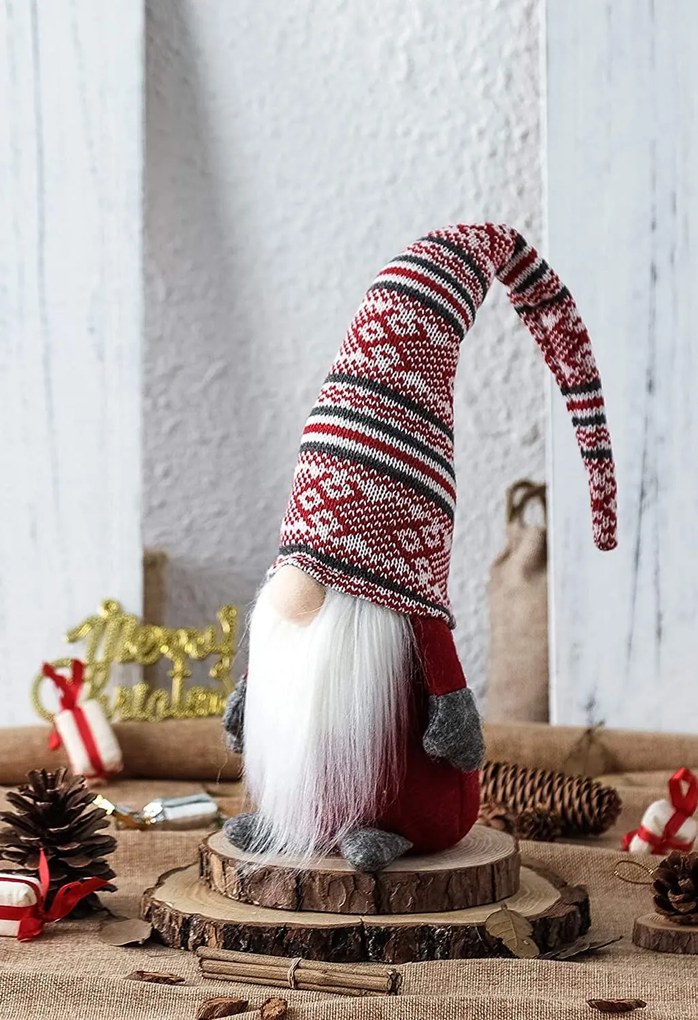 Tutumi Tutumi, vianočný trpaslík 50cm Mario YX016, červená, CHR-00569