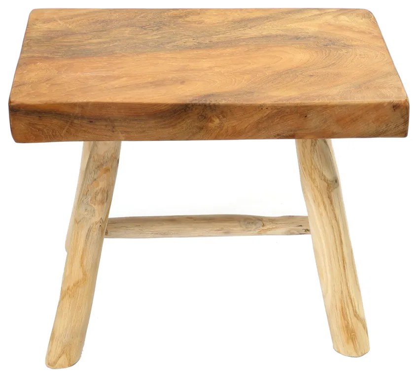 BAZAR BIZAR The Kediri Stool - Natural lavica