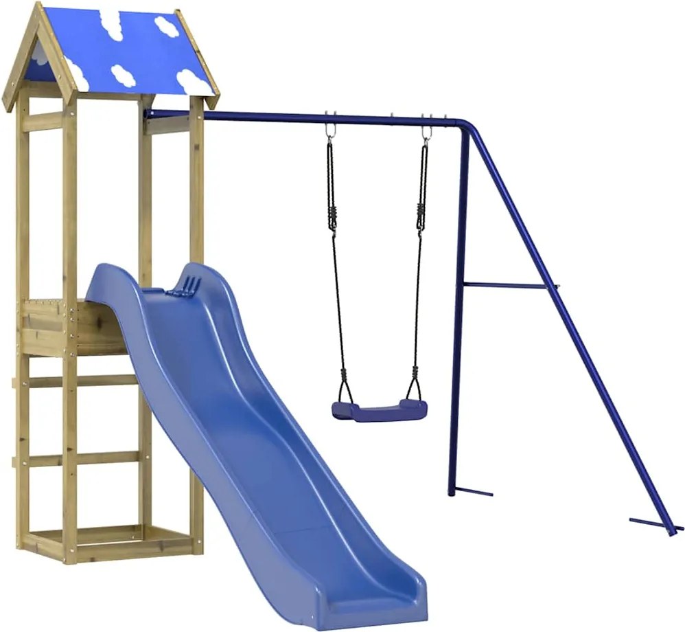 vidaXL Vonkajšia súprava na hranie impregnovaná borovica