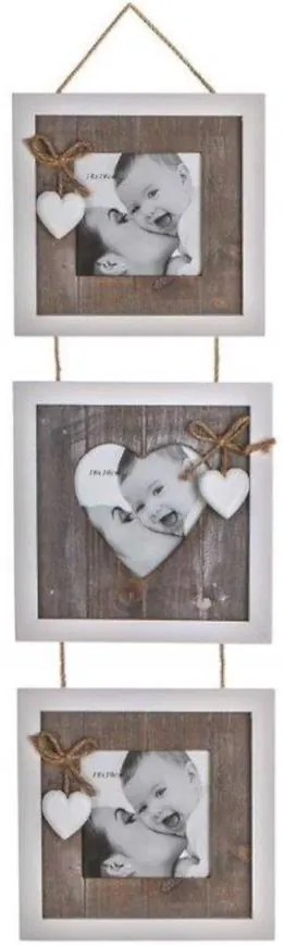 Rámček na 3 fotky Solid Heart 63917655