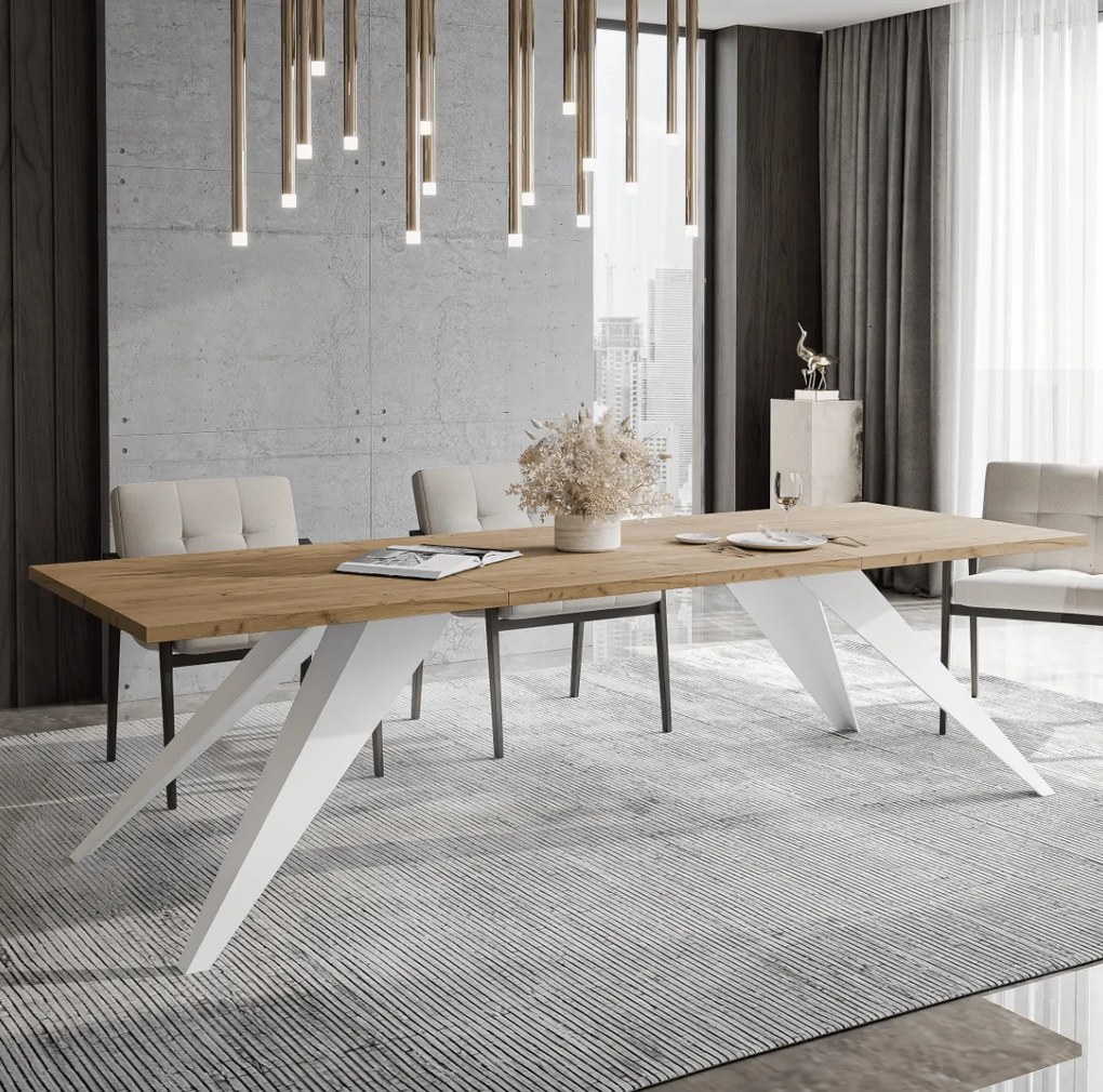 Rozkladací jedálenský stôl MASON Rozmer stola: rozmer 140cm