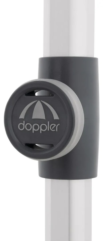 Doppler EXPERT 220 x 140 cm - slnečník s automatickým naklápaním antracitový (kód farby 840), 100 % polyester