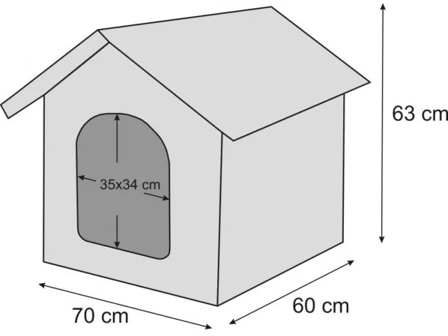 Búda pre psa STANDARD R5 nápisy