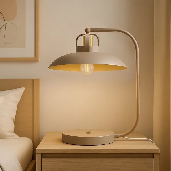 Brilagi - LED Stolná lampa FLAMENGO 1xE27/60W/230V béžová