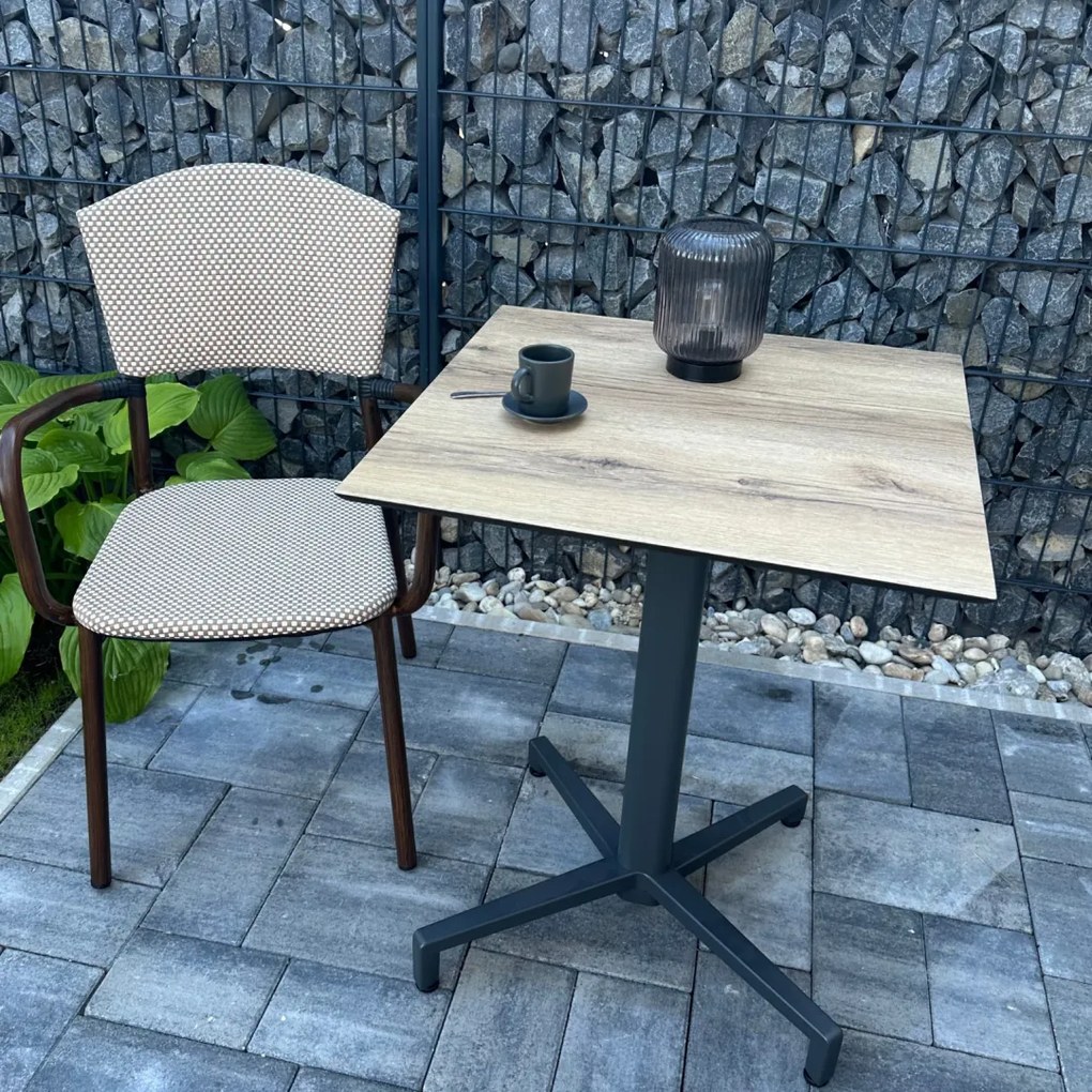 COMPACT 12 ROCK WOOD - STOLOVÁ DOSKA 70x70 cm