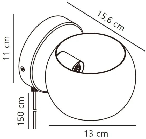 Nordlux - Nastaviteľné nástenné bodové svietidlo BELIR 1xG9/5W/230V zelená