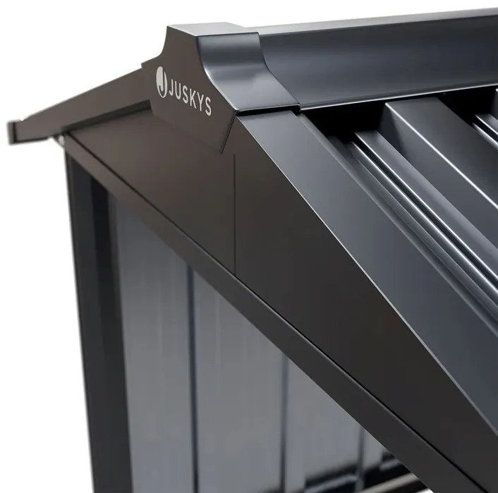 InternetovaZahrada Garáž pre robotickú kosačku 98x89x63 cm - antracit