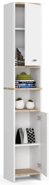 Kúpeľňová skrinka BETI 2D 1W biela