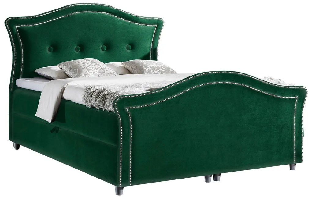 Kontinentálna posteľ Masala Lux, Rozmer postele: 120x200, Dostupné poťahy: Velluto 12