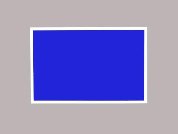 Toptabule.sk KRT04B Modrá kriedová tabuľa v bielom drevenom ráme 100x200cm / magneticky