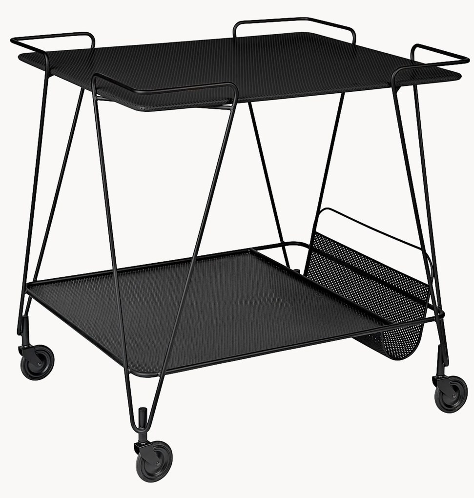 Kovový servírovací vozík Matégot