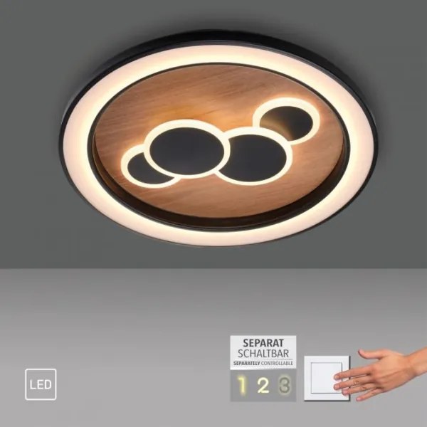 Paul Neuhaus 6284-79 - LED Stropné svietidlo ELIZA LED/55,5W/230V pr. 60 cm dub