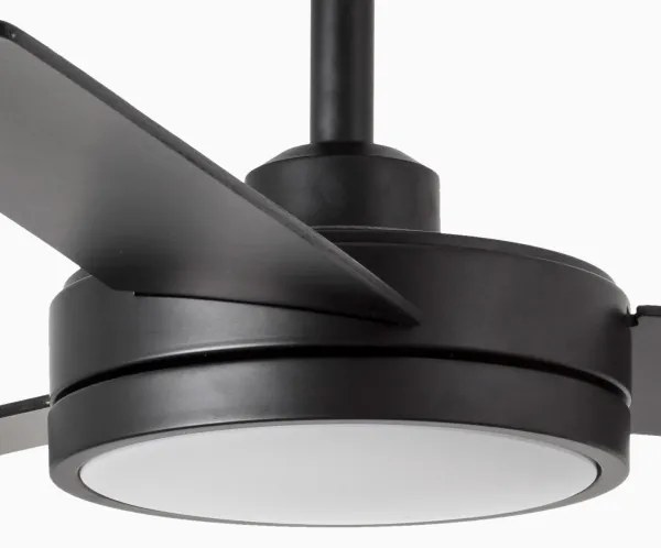 FARO 34261 - LED Stropný ventilátor BARTH LED/24W/230V čierna + DO