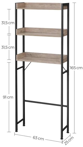 Polica s priestorom BTS002B02