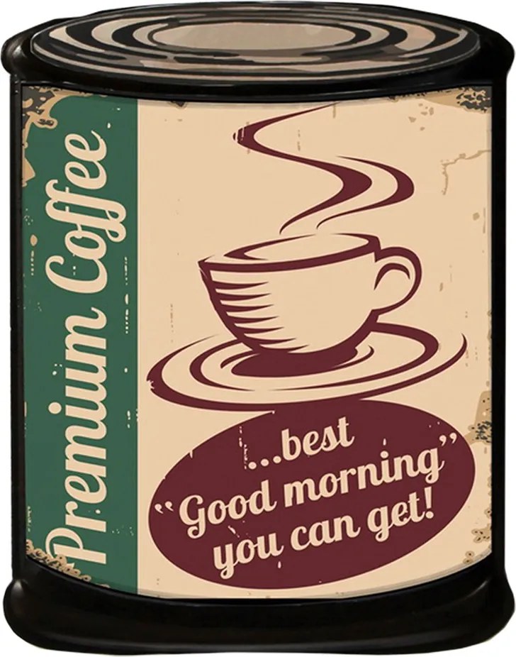 Kovová nástenná ceduľa Premium Coffee - 20*1*26 cm