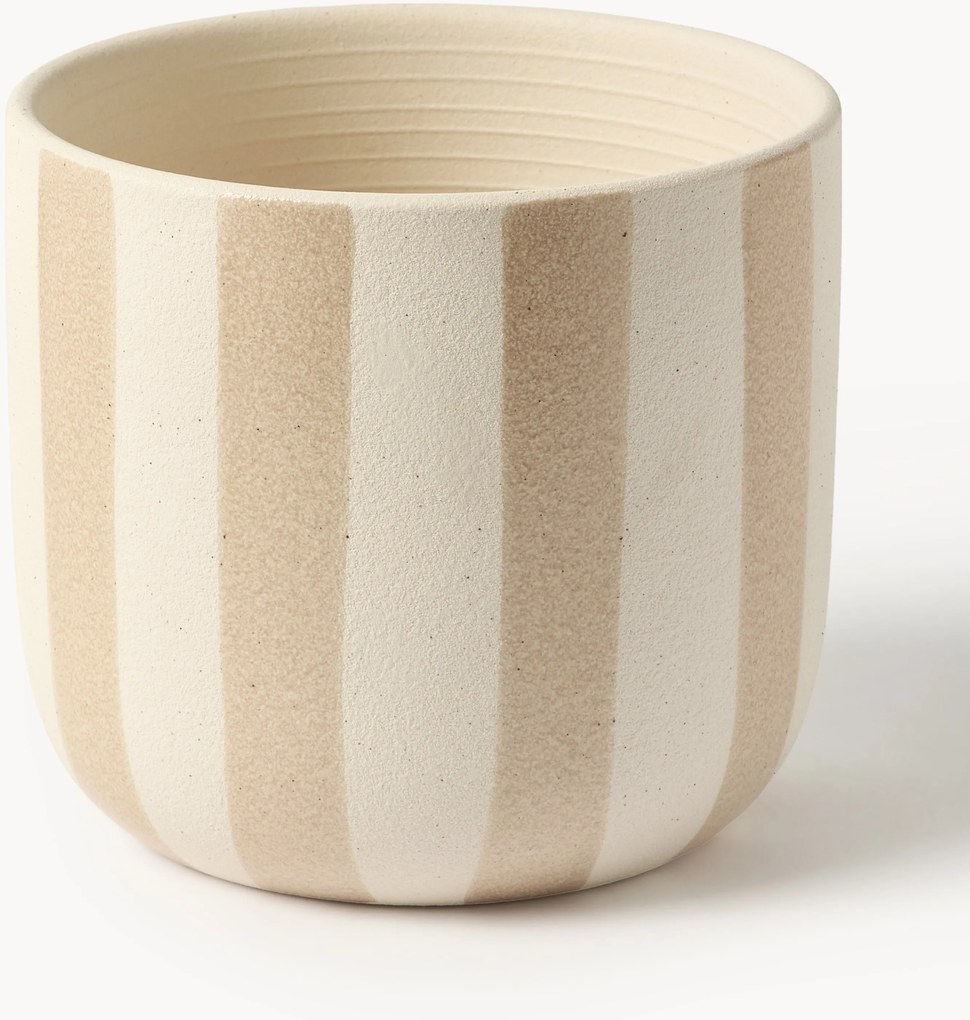 Ručne maľovaný obal na kvetináč Ellen, V 15 cm